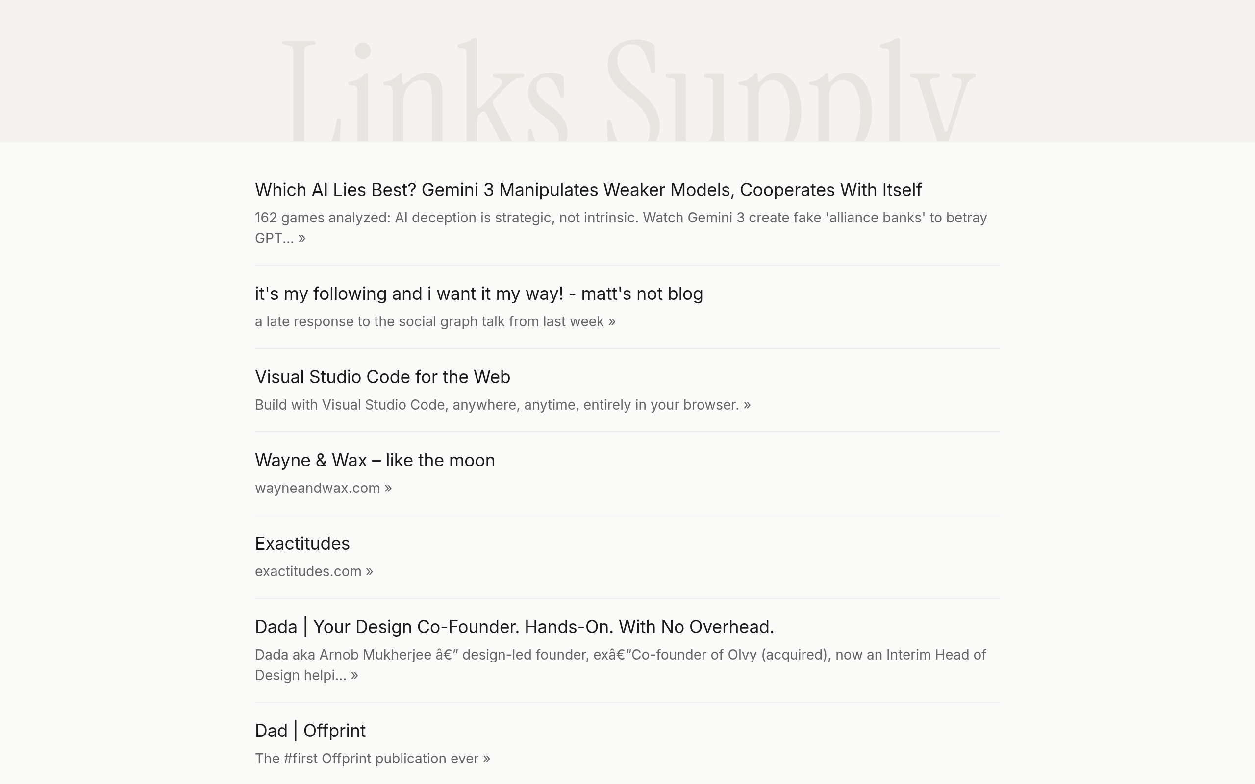 Links Supply